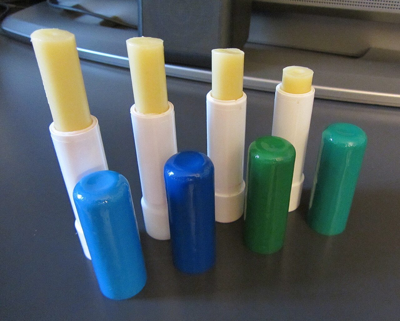 Solid lip balm sticks